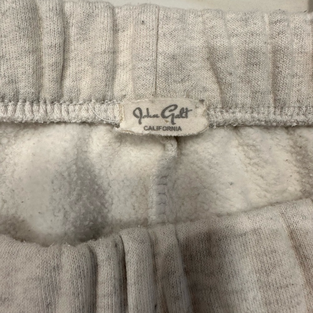 Brandy Melville Light Gray Track Joggers